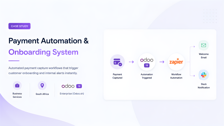 Payment Automation & Customer Onboarding System (South Africa)