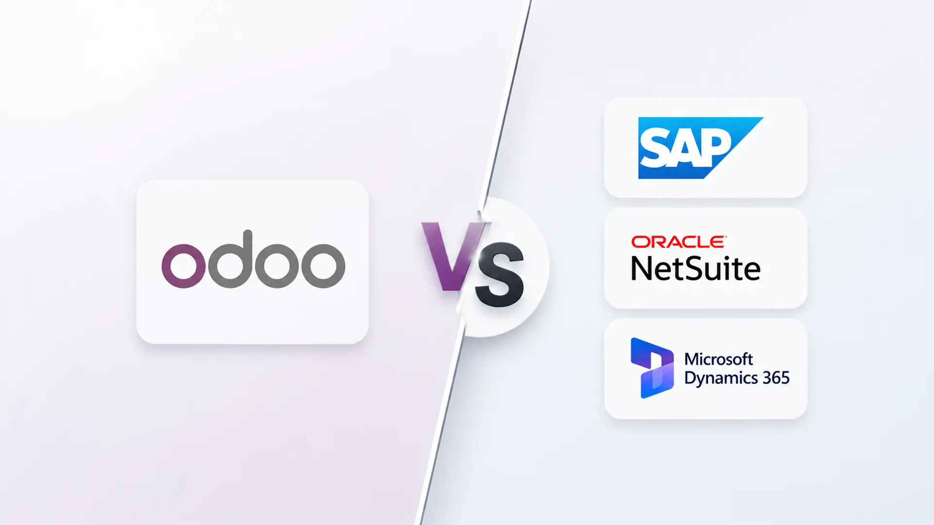 Odoo vs SAP vs NetSuite vs Dynamics 365: Best ERP for Mid-Market (2026)